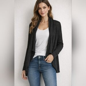 Women's Black Cardigan Sweater